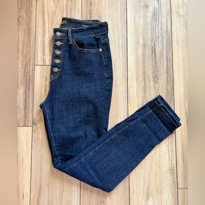 Judy Blue High Rise Button-Fly Skinny Jeans